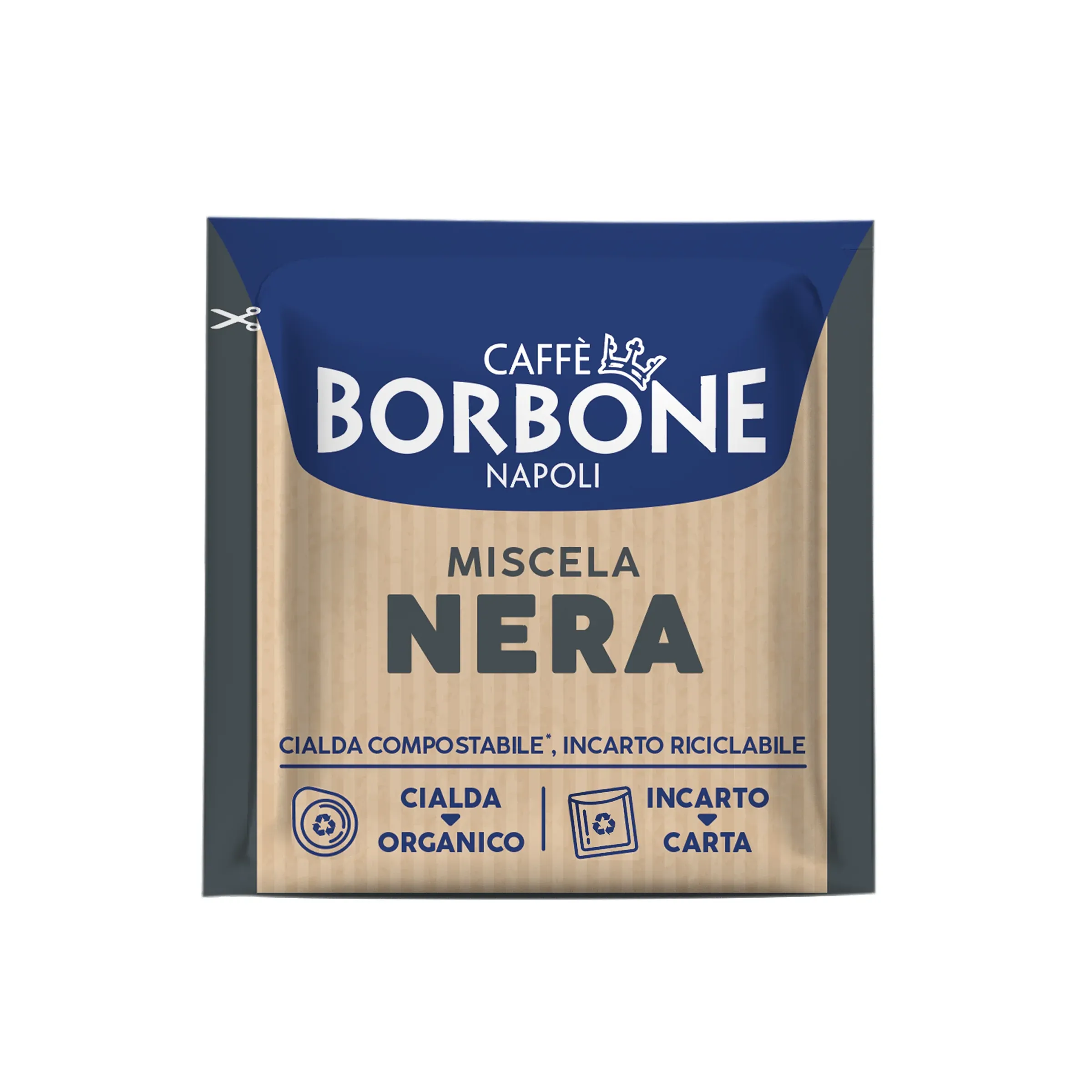 150 Cialde ESE 44mm Borbone Nera