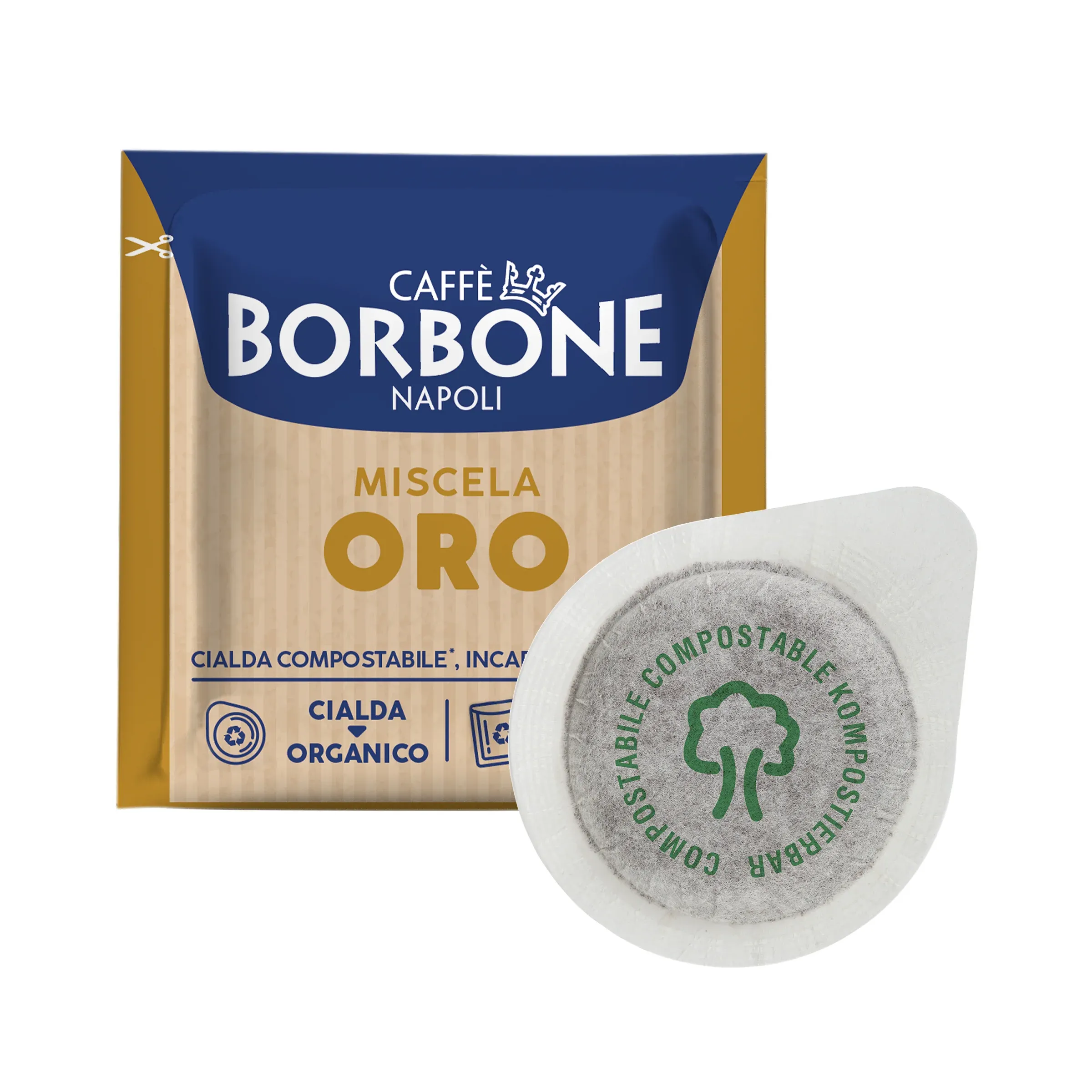 150 Cialde ESE 44mm Borbone Oro