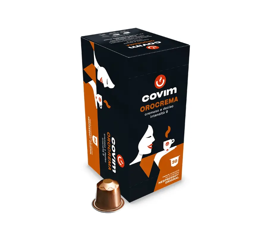 120 Capsule Nespresso Covim Orocrema