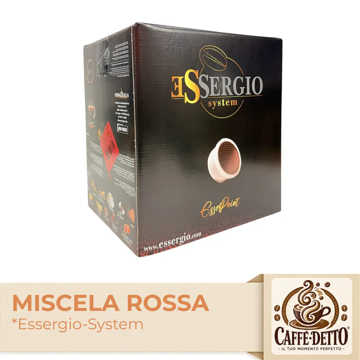 100 Capsule ESsergio System EssePoint Rossa