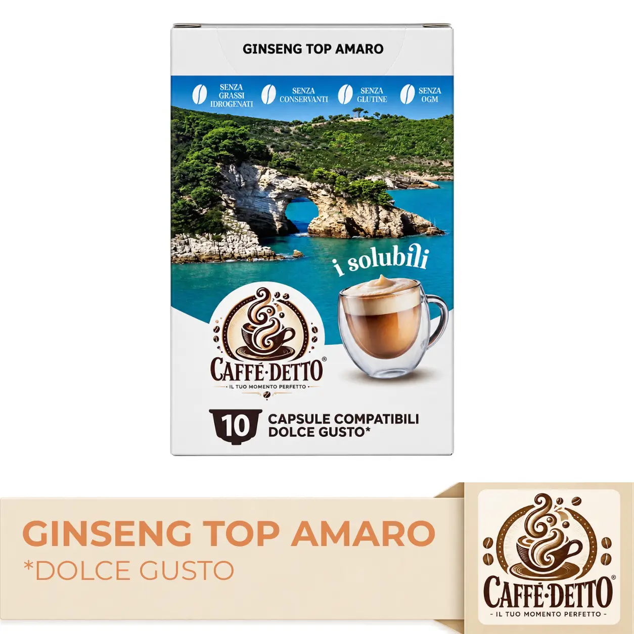 10 Capsule Caffè Detto Dolce Gusto Top Amaro