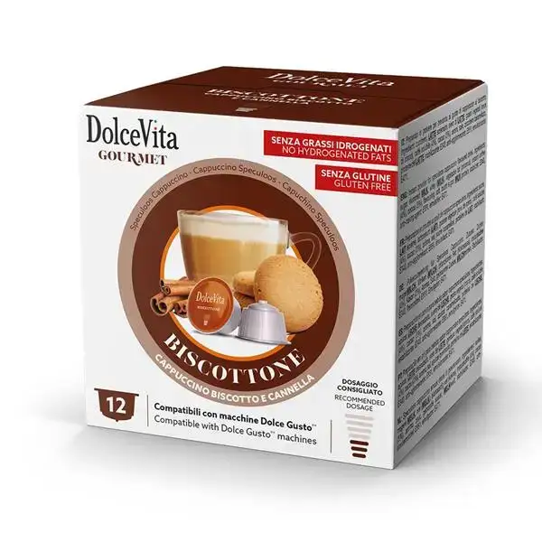 12 Capsule Dolce Vita Dolce Gusto Biscottone
