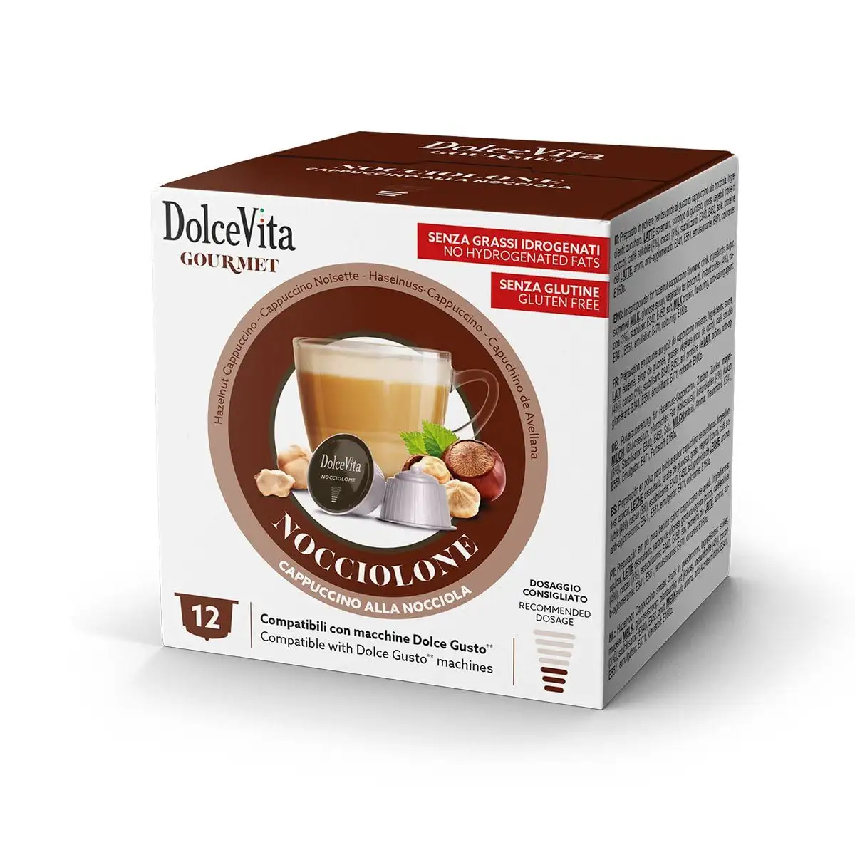 12 Capsule Dolce Vita Dolce Gusto Nocciolone