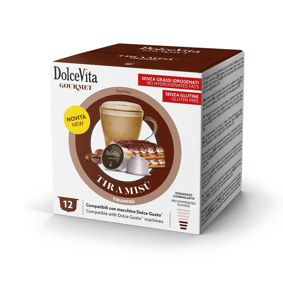 12 Capsule Dolce Vita Dolce Gusto Tiramisù