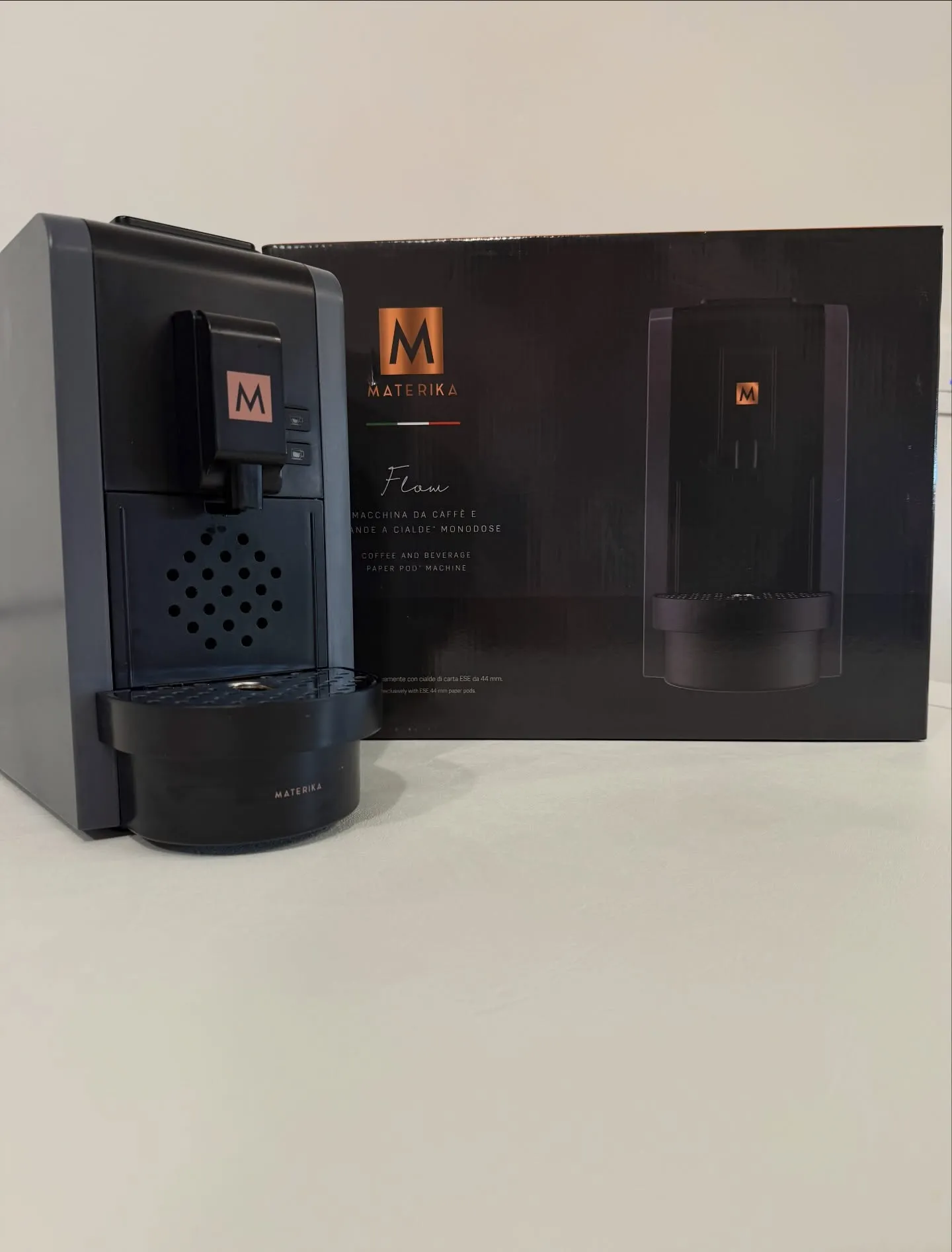 Macchinetta a Cialde Materika Black Gray