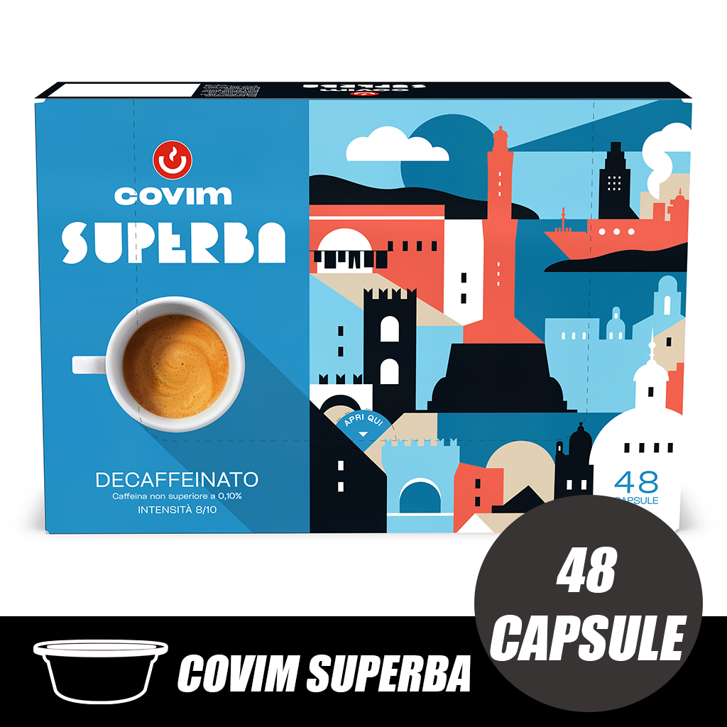 Confezione Covim Superba Decaffeinato da 48 capsule